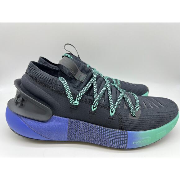 Under Armour HOVR Phantom 3 Running Shoes Black/Periwinkle 3026993-001 Men 10. main image 12